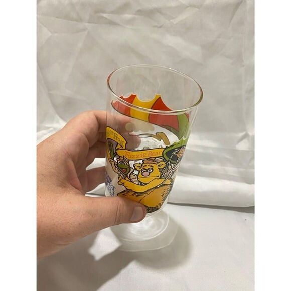 Vintage 1981 McDonald's The Great Muppet Caper Glass Kermit & Gonzo 5.75 inch - Picture 10 of 10